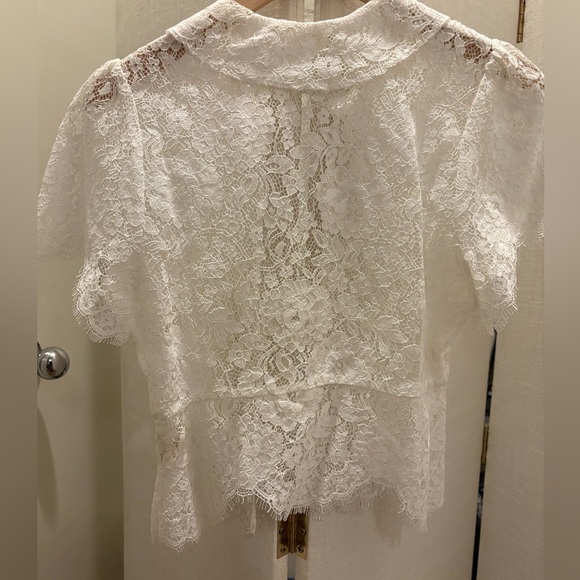 NWOT Doen Fleurance Buttondown Blouse in Salt, Size M - Picture 4 of 6